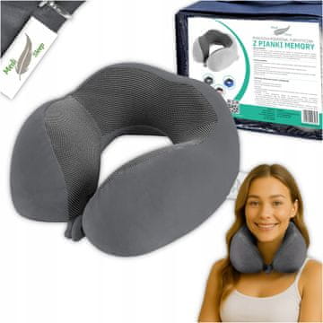 shumee POTOVALNA BLAZINA ZA VRAT, VZGLAVNIK ZA AVTOMOBILSKI SPOMIN MEDI