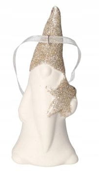 shumee KERAMIČNI obesek v obliki palčka za božično drevo