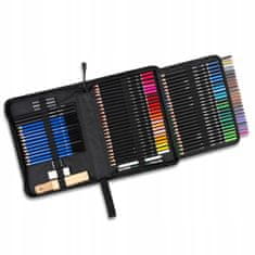 shumee ARTISTIQ PROFESIONALNI KOMPLET ZA SKICIRANJE, RISANJE IN BARVANJE 96 v 1