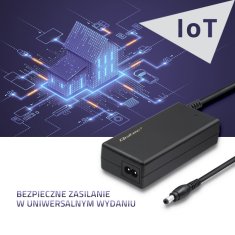 Namizni napajalnik Qoltec 72W | 12V | 6A | 5,5*2,1 | + napajalni kabel