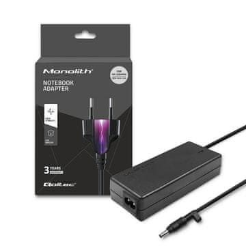Napajalnik za prenosni računalnik Qoltec HP 65W | 18,5 V | 3,5 A | 4,8 * 1,7 | + napajalni kabel