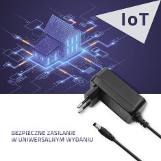 shumee Qoltec vtični napajalnik 27W | 9V | 3A | 5,5*2,5