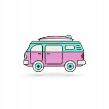 Pinets® PINETS Potovalna kolekcija roza Camper broš Počitnice Potovalni Camper