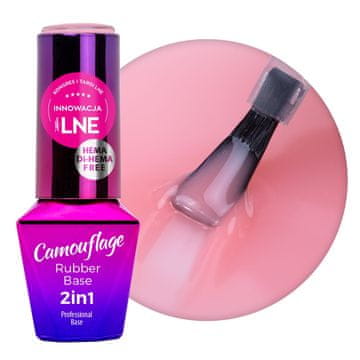 shumee Gumijasta podlaga 2v1 Kamuflažni MollyLac nežni fluidi HEMADiHEMA Free 10 g št. 3