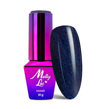 shumee MollyLac Elite Women hibridni lak za nohte Dark Romance 10 g št. 48