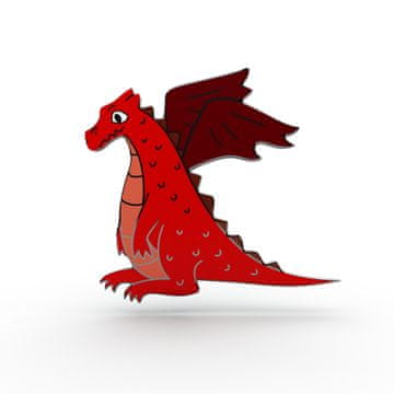 Pinets® PINETS rdeča leteča zmajeva značka