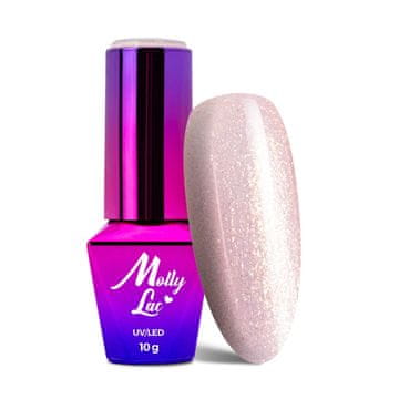 MollyLac MollyLac Hibridni lak za nohte Wedding dream champagne Anniversary 10 g št. 382
