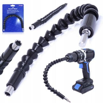 shumee FLEKSIBILNI PODALJŠEK ADAPTER 1/4 30 cm ZA VRTALNIK IN IZVIJAČ