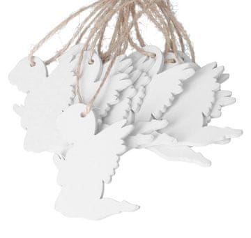 shumee LESENE BOŽIČNE KROGLICE ZA OKRAS 10 KOSOV ANGELI