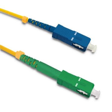 Qoltec optični patchcord SC/APC - SC/UPC | enomodni | 9/125 | G652D | simpleks | 1 m