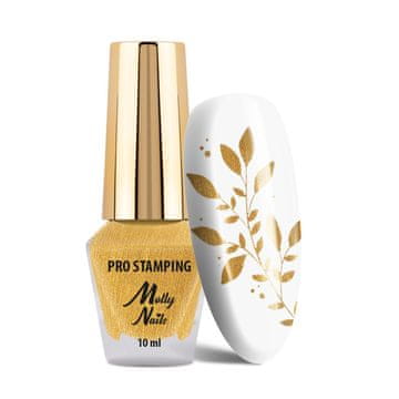 shumee Molly Nails PRO Stamping zlati lak za žigosanje 10 ml