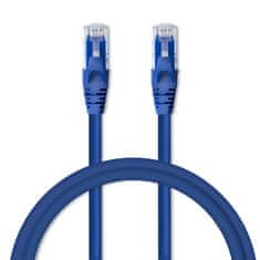 Qoltec UTP patchcord kabel | CAT6 | 2 x RJ-45 | 1 m | Visoka hitrost | Zlat