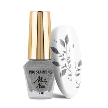 shumee Štampiljka Molly Nails PRO Stamping Silver 10ml z gumico BREZPLAČNO