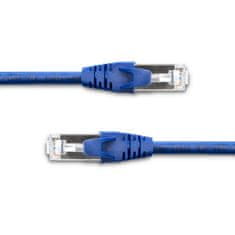 Qoltec Kabelski patchcord FTP | CAT6 | 2 x RJ-45 | 1 m | Visoka hitrost | Zlat | Zaščiten