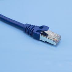 Qoltec Kabelski patchcord FTP | CAT6 | 2 x RJ-45 | 1,5 m | Visoka hitrost | Zlat | Zaščiten