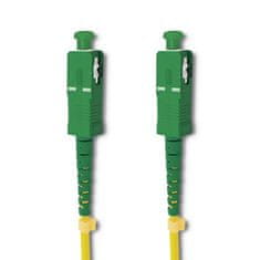 Qoltec SC/APC optični patchcord - SC/APC | enomodni | 9/125 | G652D | simpleks | 1 m
