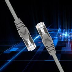 Qoltec Kabelski patchcord FTP | CAT5e | 2 x RJ-45 | 1 m | Visoka hitrost | Zlat | Zaščiten