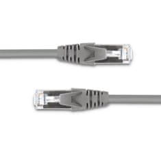 Qoltec Kabelski patchcord FTP | CAT5e | 2 x RJ-45 | 1 m | Visoka hitrost | Zlat | Zaščiten