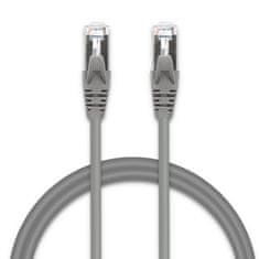 Qoltec Kabelski patchcord FTP | CAT5e | 2 x RJ-45 | 1,5 m | Visoka hitrost | Zlat | Zaščiten