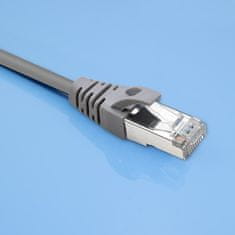 Qoltec Kabelski patchcord FTP | CAT5e | 2 x RJ-45 | 1,5 m | Visoka hitrost | Zlat | Zaščiten