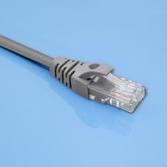 Qoltec UTP patchcord kabel | CAT5e | 2 x RJ-45 | 1,5 m | Visoka hitrost | Zlat