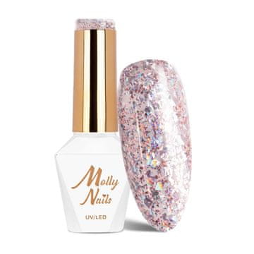 shumee Molly Nails Crushed Diamonds Pardon My Glam HEMADiHEMA Free hibridni lak za nohte 8 g št. 532