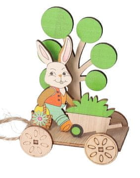 shumee LESENA OKRASNA FIGURA VELIKONOČNEGA ZAJČKA