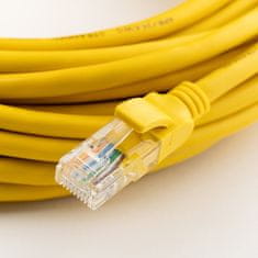 shumee Qoltec prehodni RJ45 konektor | CAT5e | UTP | prehodni | pozlačeni kontakti | 10 kosov
