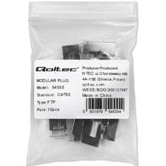 shumee Modularni konektor Qoltec RJ45 | CAT5e | FTP | Pozlačeni kontakti | 10 kosov