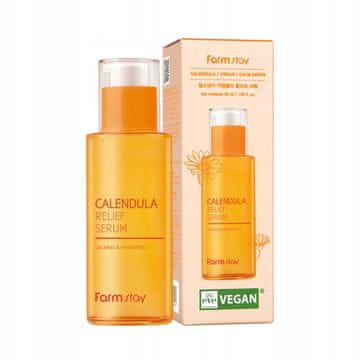 shumee FARMSTAY Calendula Relief pomirjujoč serum za obraz z ognjičem 50 ml