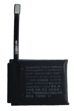 shumee Baterija za Apple Watch SE (Gen.1/Gen.2) 44 mm A2352 A2354 A2356 A2723 A2181 296 mAh