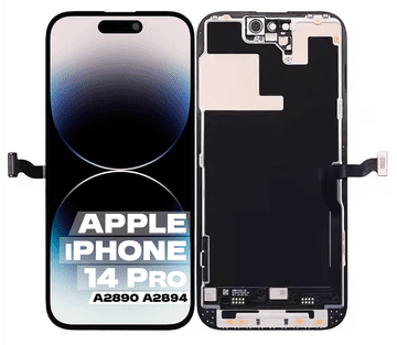 shumee Originalni LCD zaslon na dotik za iPhone 14 Pro, zamenjava stekla