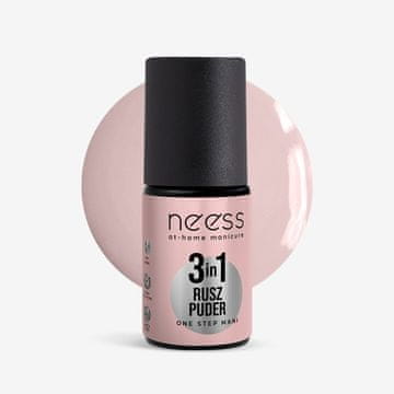 shumee NEESS One Step Mani 3-v-1 hibridni lak za nohte Rusz Puder
