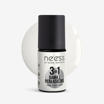 Neess NEESS One Step Mani 3-v-1 hibridni lak za nohte Lady with Pearl 4 ml