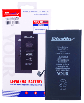 shumee Baterija Mustby za Apple iPhone 12 / 12 Pro 3320 mAh s podaljšano kapaciteto