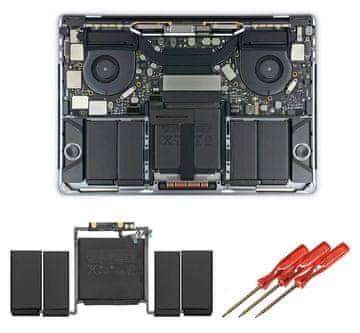 shumee Baterija za Apple Macbook Pro 13"" A1706 2017 A1819 MLVP2LL 4313mAh Original TI