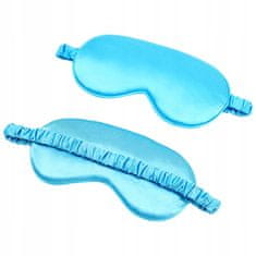 shumee Premium SPALNI OČNI MEHUR SATEN NOČNO MODRA