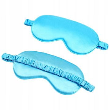 shumee Premium SPALNI OČNI MEHUR SATEN NOČNO MODRA