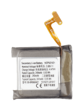 shumee Akumulatorska baterija za Samsung Galaxy Watch 4 Classic R860 R865 3,88 V 247 mAh