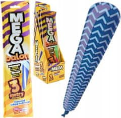 shumee Epee Mega Balloon Blue Zigzags