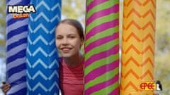 shumee Epee Mega Balloon Blue Zigzags