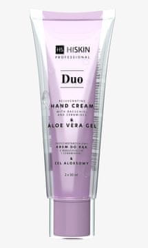 shumee HISKIN Duo Hand krema za roke proti staranju in gel aloe vere vijolična 60 ml