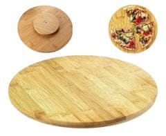 shumee Bambusov vrtljivi pladenj za narezke in sir, pico, 35 cm