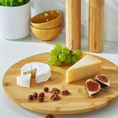 shumee Bambusov vrtljivi pladenj za narezke in sir, pico, 35 cm