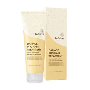 shumee LA FERME Damage Pro Hair Treatment regeneracijska in vlažilna maska za lase 250 ml