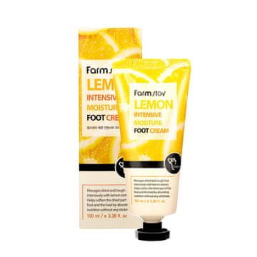 shumee FARMSTAY Visible Difference vlažilna krema za stopala z vonjem limone 100 ml