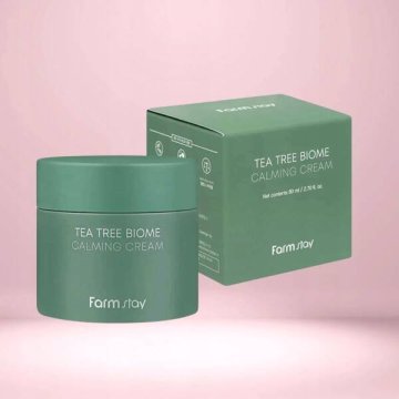shumee FARMSTAY Pomirjujoča krema za obraz Tea Tree Biome za problematično kožo 80 ml