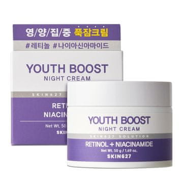 shumee SKIN627 Youth Boost pomlajevalna krema za obraz z retinolom 50 g