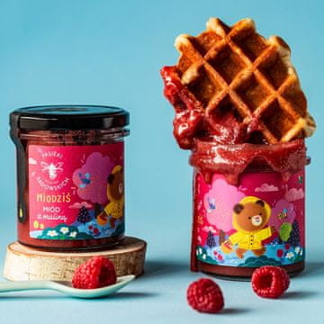 shumee Miodziś - Med z malinami 430 g + PRESENEČENJE