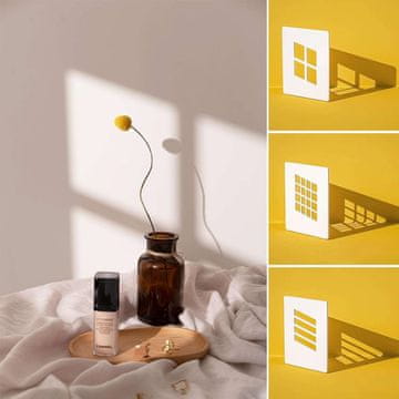 shumee Rekviziti za fotografiranje senc na oknu, beli, 38x48 cm, komplet 3 kosov